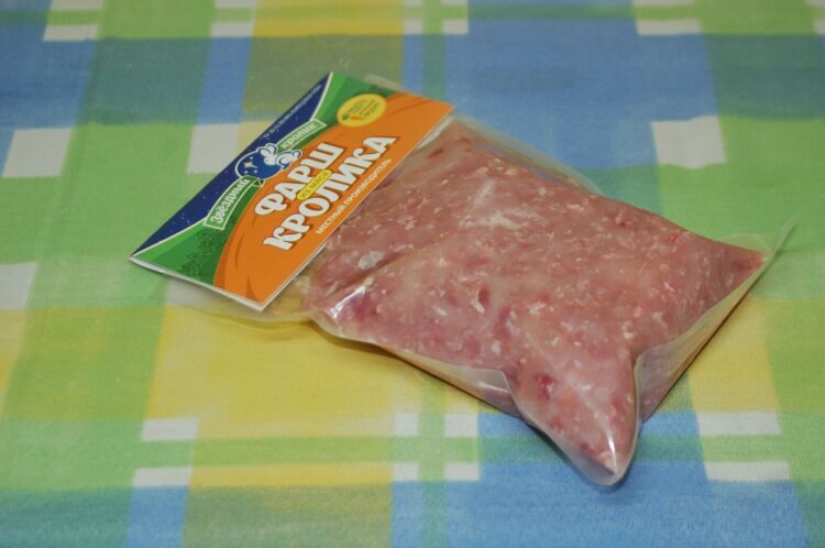 Фарш из кролика замороженный